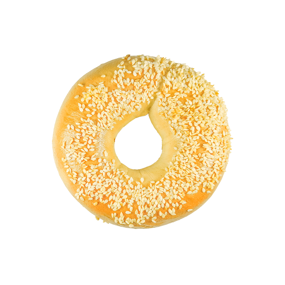 Bagel di sesamo salato con fonte di grano di alta qualità