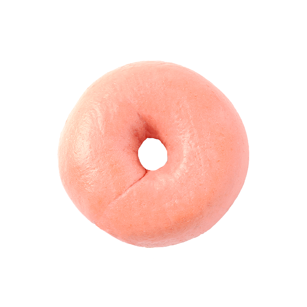 Bagel al formaggio cremoso alle rose della Nuova Zelanda