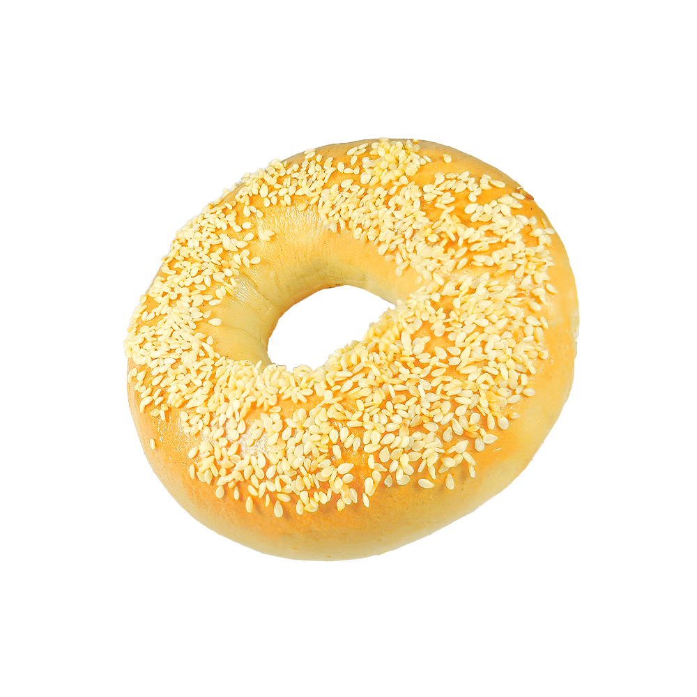 Bagel di sesamo salato con fonte di grano di alta qualità