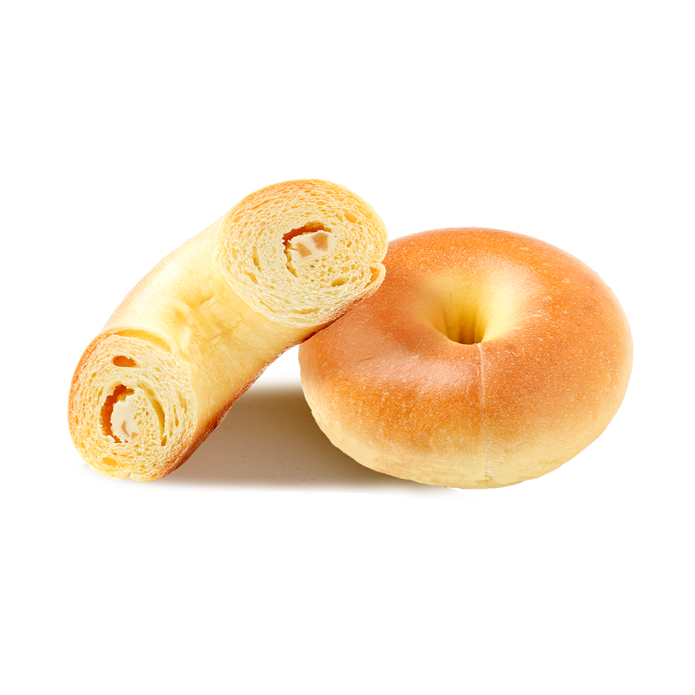 Bagel di formaggio cremoso e burro al limone e kumquat