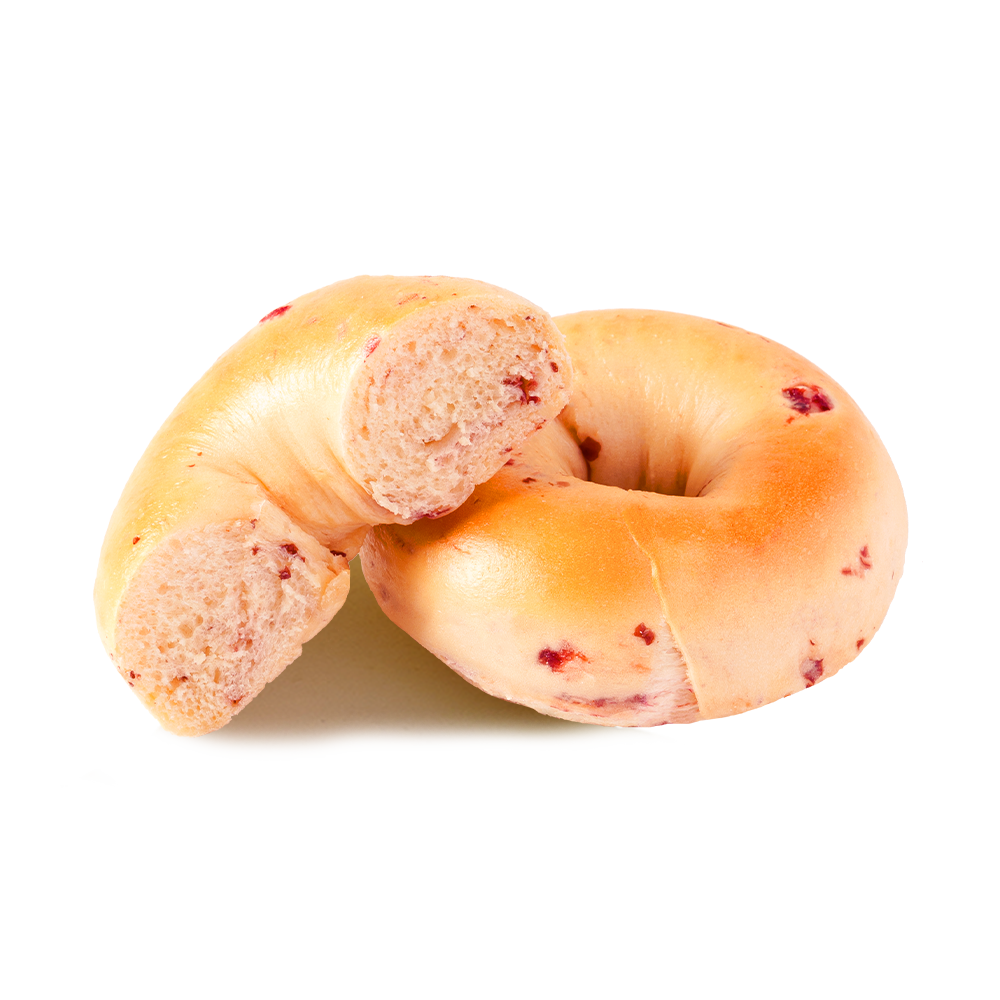 Bagel Al Mirtillo Rosso Sano E Povero Di Grassi