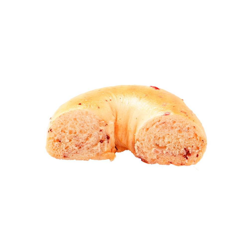 Bagel Al Mirtillo Rosso Sano E Povero Di Grassi Bagel Al Mirtillo Rosso Sano E Povero Di Grassi